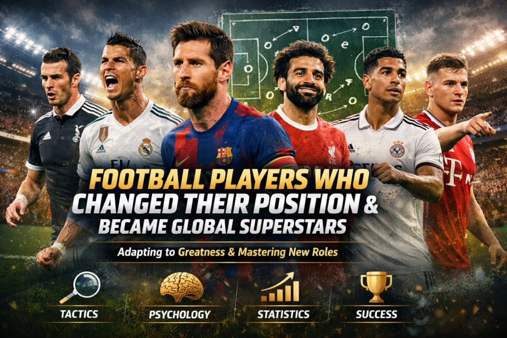 Football Players Who Changed Their Position and Became Global Superstars