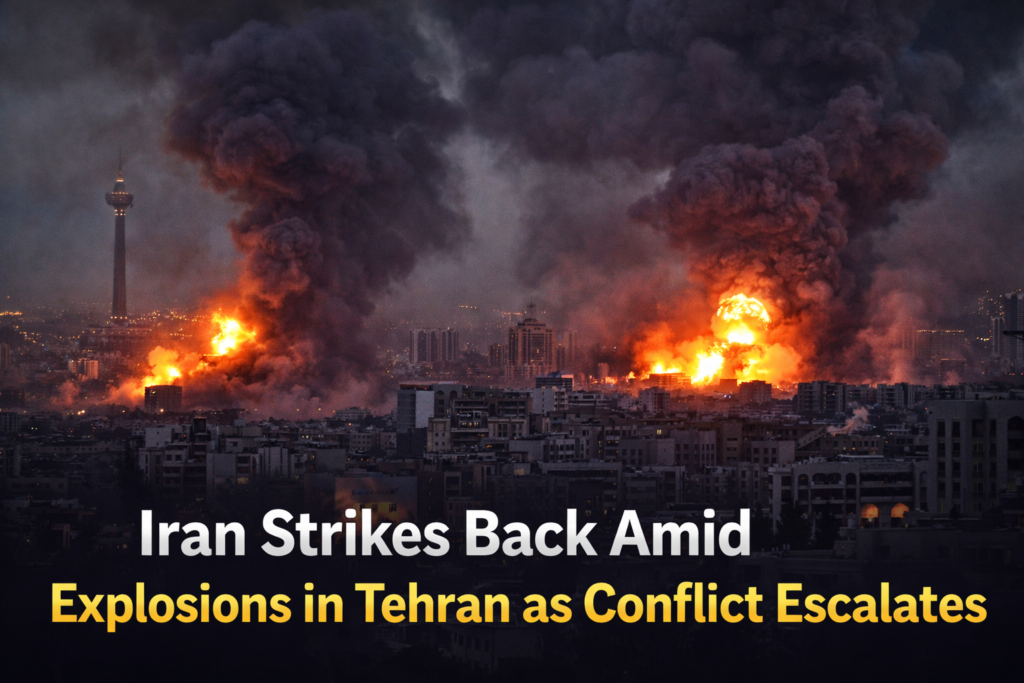 Iran Launches New Wave of Attacks as Explosions Rock Tehran Amid Escalating Regional War