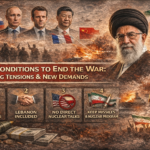 🚨 Iran’s Reported Conditions to End the War: A New Phase of Negotiations?