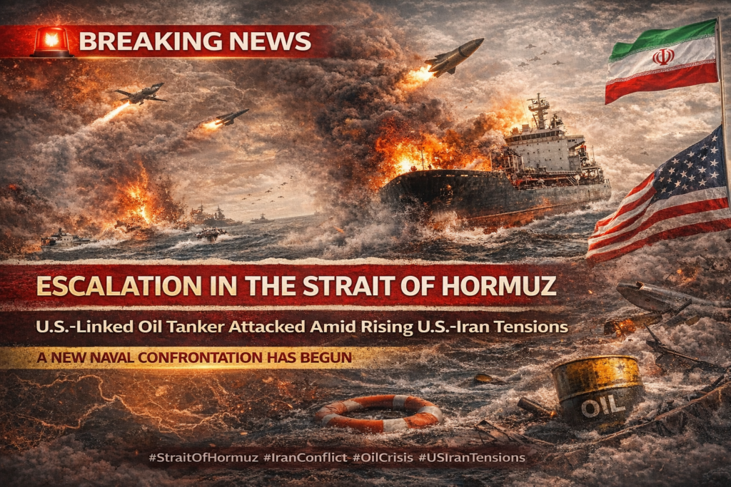 🚨 BREAKING: Escalation in the Strait of Hormuz – A New Naval Confrontation Begins